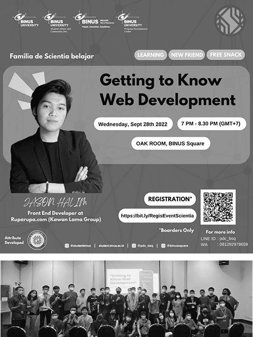 Web Development Talk at BINUS